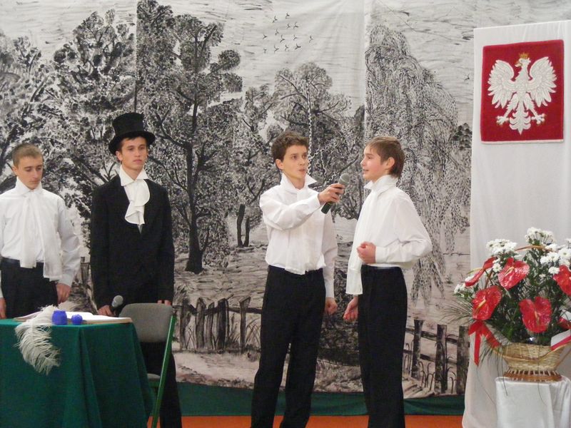 Oslava 10. výročia vzniku školy Gimnazjum im. Adama Mickiewicza v Słopniciach 2009